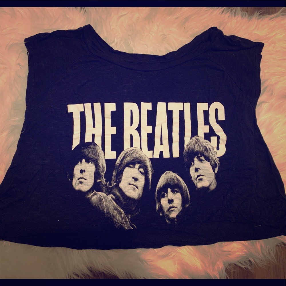 The Beatles Crop Top